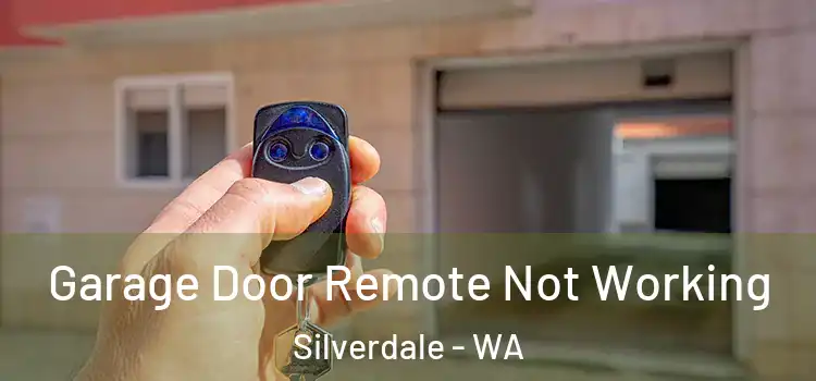  Garage Door Remote Not Working Silverdale - WA