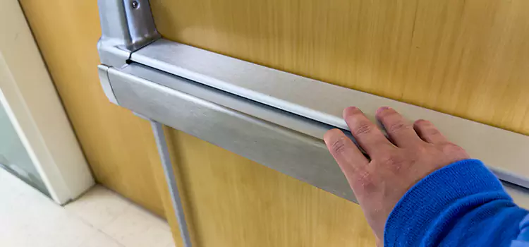 Installing a Push Bar on a Door Silverdale